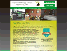 Tablet Screenshot of nfmassagetherapy.ca